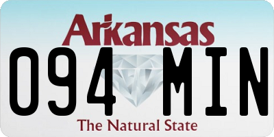 AR license plate 094MIN