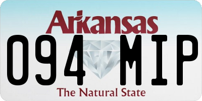 AR license plate 094MIP