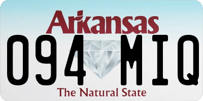 AR license plate 094MIQ