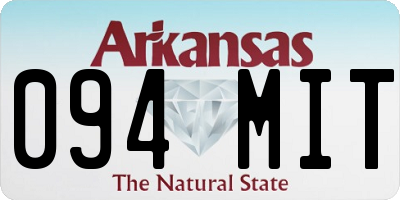 AR license plate 094MIT