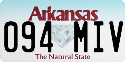 AR license plate 094MIV