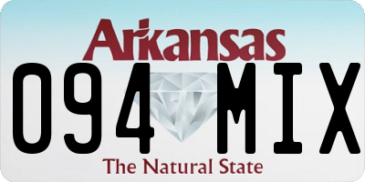 AR license plate 094MIX