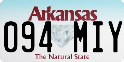 AR license plate 094MIY