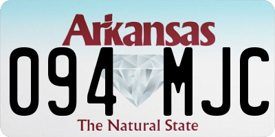 AR license plate 094MJC