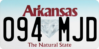 AR license plate 094MJD
