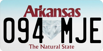AR license plate 094MJE