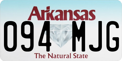 AR license plate 094MJG