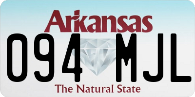 AR license plate 094MJL