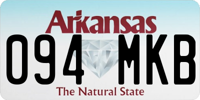 AR license plate 094MKB