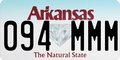AR license plate 094MMM