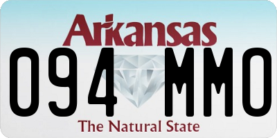AR license plate 094MMO
