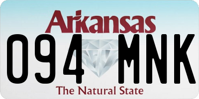 AR license plate 094MNK