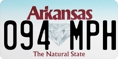 AR license plate 094MPH