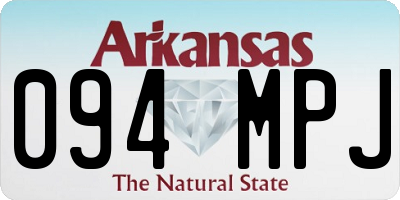 AR license plate 094MPJ