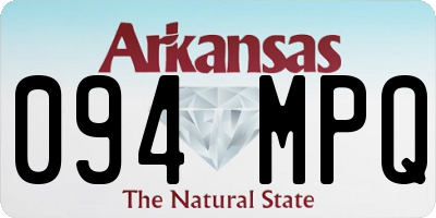 AR license plate 094MPQ