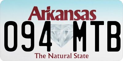 AR license plate 094MTB