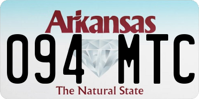 AR license plate 094MTC