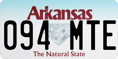 AR license plate 094MTE