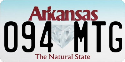AR license plate 094MTG