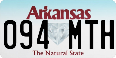 AR license plate 094MTH