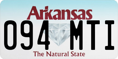 AR license plate 094MTI