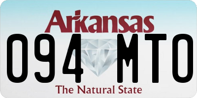 AR license plate 094MTO