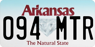 AR license plate 094MTR