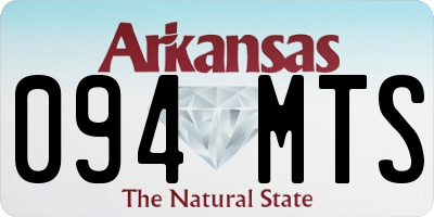 AR license plate 094MTS