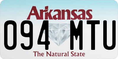 AR license plate 094MTU
