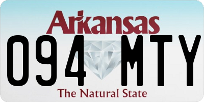 AR license plate 094MTY