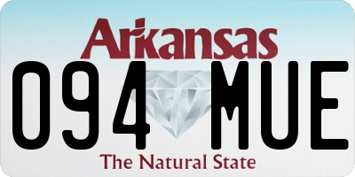 AR license plate 094MUE