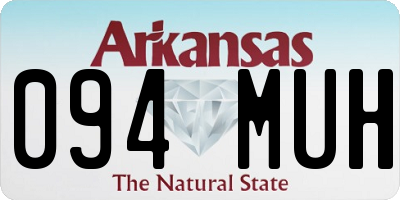AR license plate 094MUH