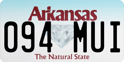 AR license plate 094MUI