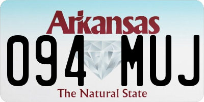 AR license plate 094MUJ