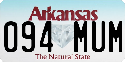 AR license plate 094MUM