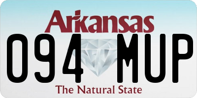 AR license plate 094MUP