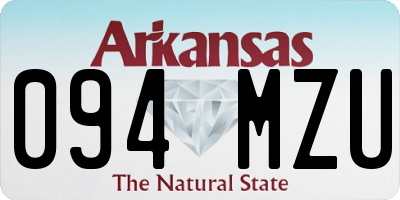 AR license plate 094MZU