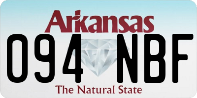 AR license plate 094NBF