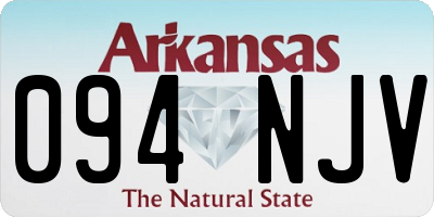 AR license plate 094NJV