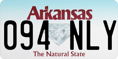 AR license plate 094NLY
