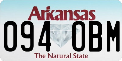 AR license plate 094OBM