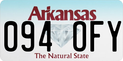 AR license plate 094OFY