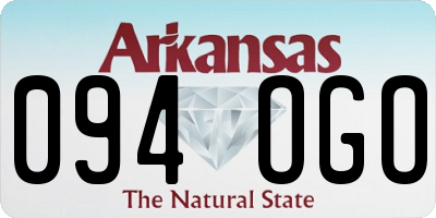 AR license plate 094OGO
