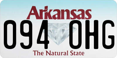AR license plate 094OHG