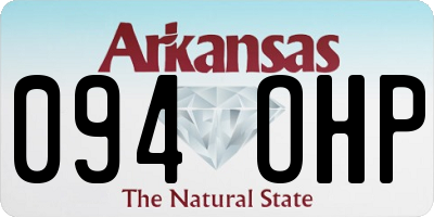 AR license plate 094OHP
