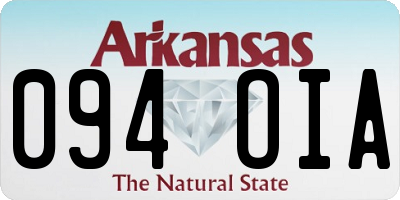 AR license plate 094OIA