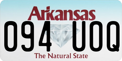 AR license plate 094UOQ