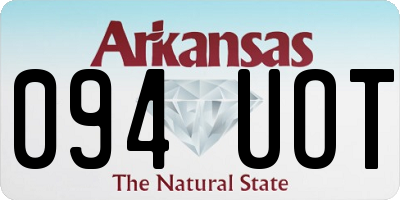 AR license plate 094UOT