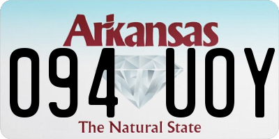 AR license plate 094UOY