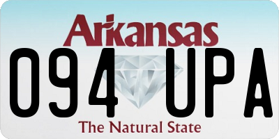 AR license plate 094UPA